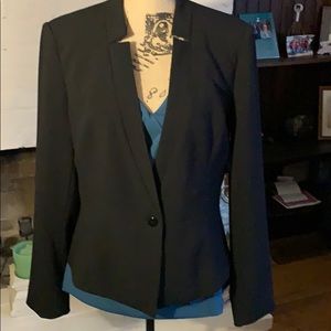 Black darted blazer